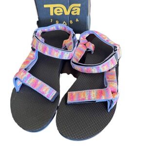 NIB Teva W‎ Original Universal Sandals Women's Size 8 Multi Color Strappy Active